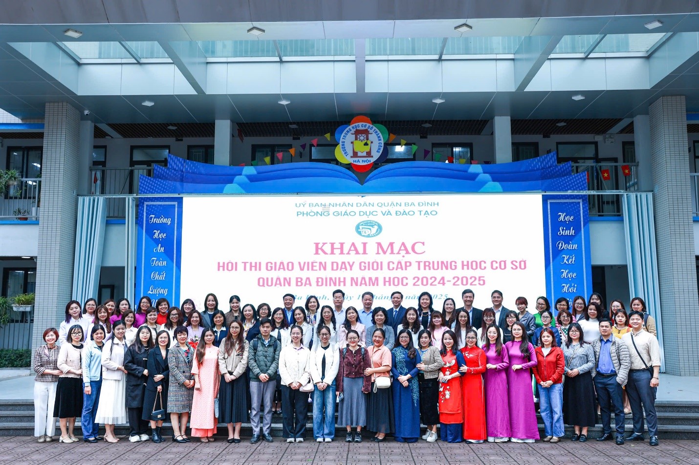Trường THCS Thành Công với Khai mạc hội thi giáo viên dạy giỏi cấp quận năm học 2024-2025