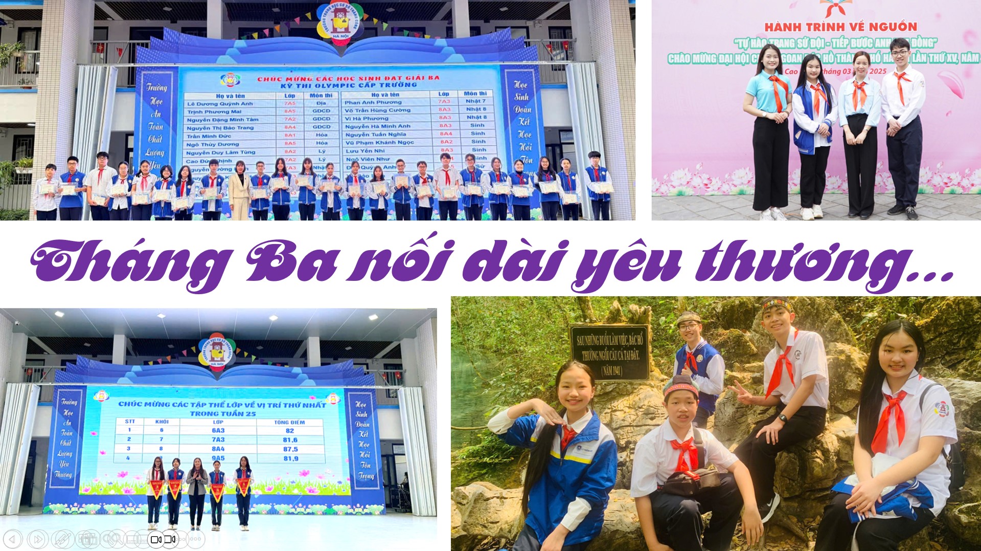 Tháng Ba nối dài yêu thương…