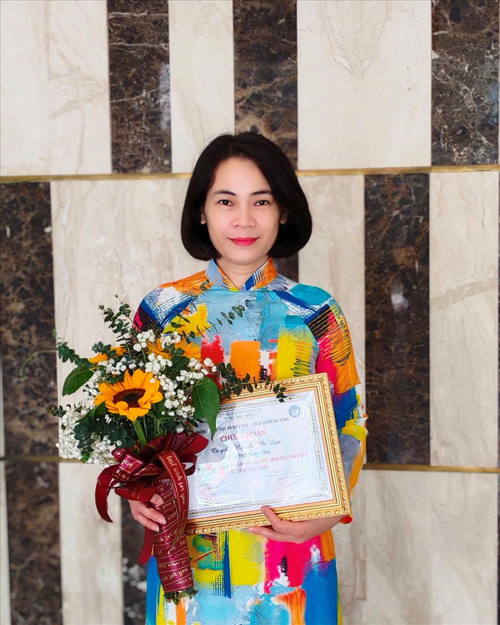 Cô giáo Nguyễn Thị Lan - ngọn lửa tâm huyết và sáng tạo của trường THCS Thành Công