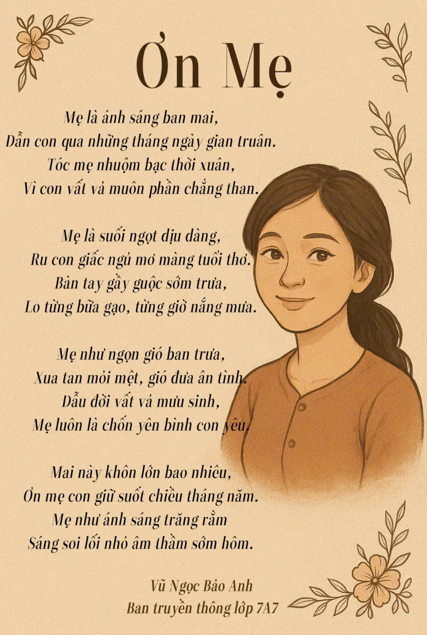 Bài thơ: Ơn Mẹ