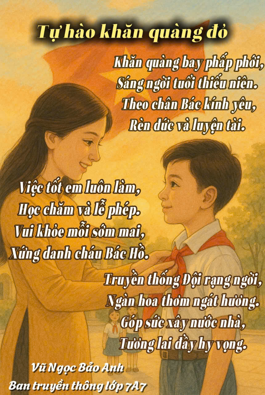 Tự hào khăn quàng đỏ