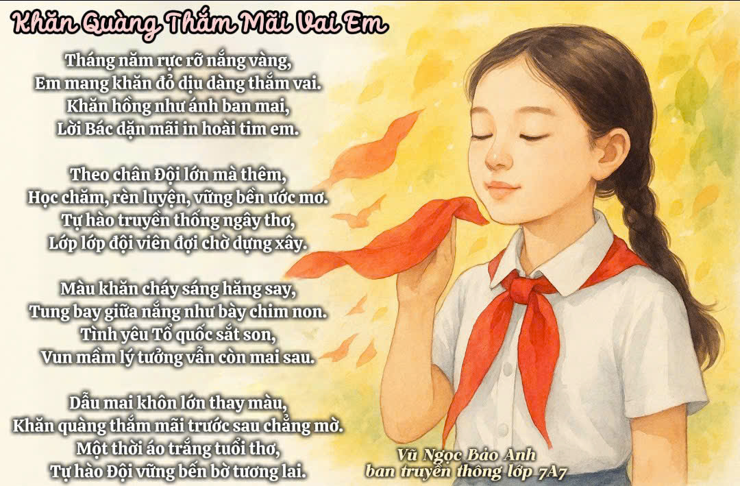 Khăn quàng thắm mãi vai em