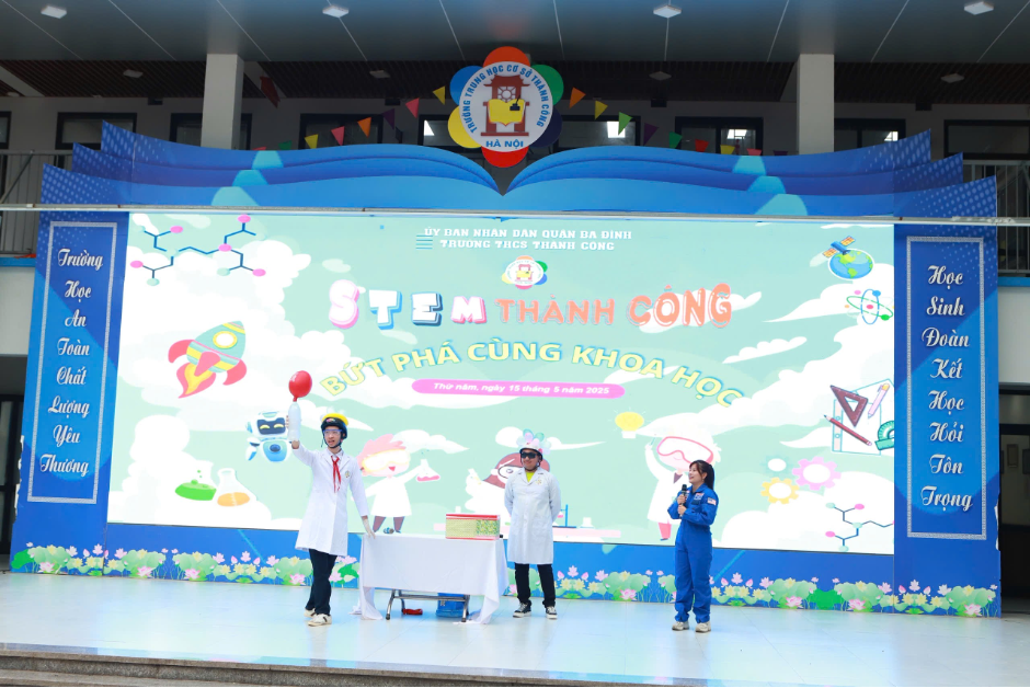 STEM Thành Công – Nơi nuôi dưỡng sáng tạo, khơi dậy đam mê