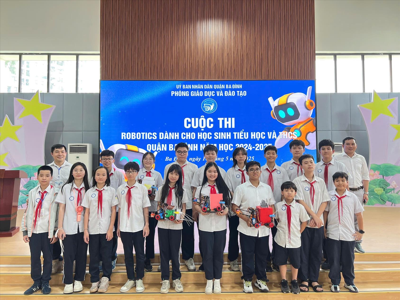 THCS Thành Công: Hành trình đam mê và sáng tạo tại Cuộc thi Robotic dành cho học sinh tiểu học và THCS quận Ba Đình năm học 2024-2025