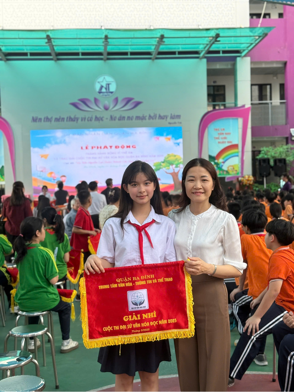 Nguyễn Kim Khánh My – Đại sứ văn hoá đọc quận Ba Đình năm 2025