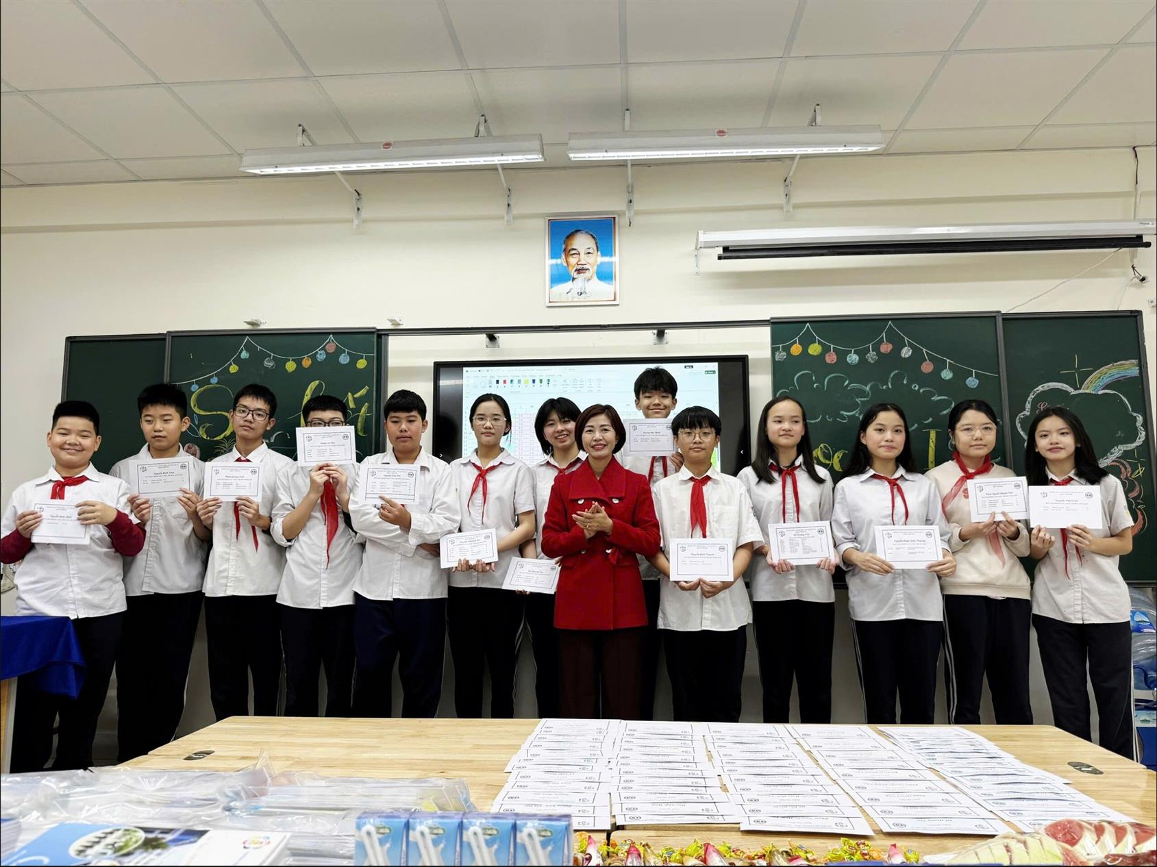 Buổi sơ kết học kì của lớp 7A1