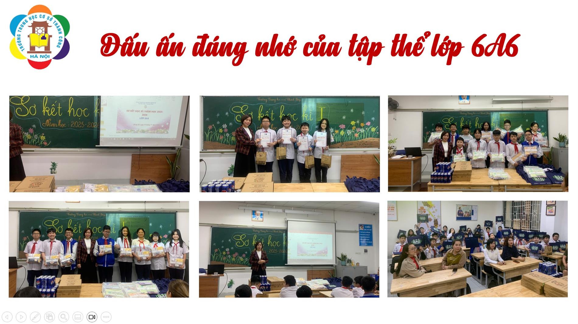 Dấu ấn đáng nhớ của tập thể lớp 6A6