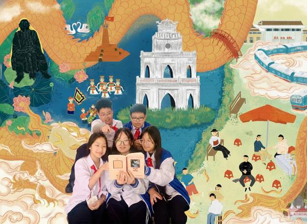 Khơi dậy tình yêu Thủ đô: Tập thể 6A4 cùng lật mở những trang viết "Hà Nội là Hà Nội"