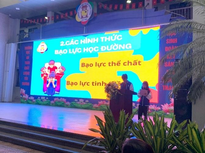 Xây dựng tình bạn đẹp – Nói không với bạo lực học đường