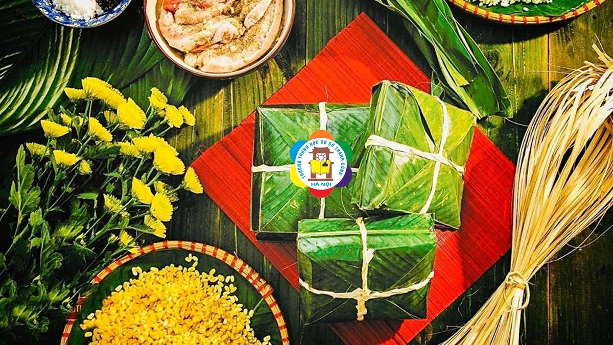 Tập thể lớp 9A3 chuẩn bị “Gói bánh chưng xanh - Đón Tết an lành”