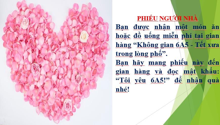 Phiếu người nhà - Nét sáng tạo gắn kết tình thân của tập thể lớp 6A5 tại Gala Chào Xuân 2026
