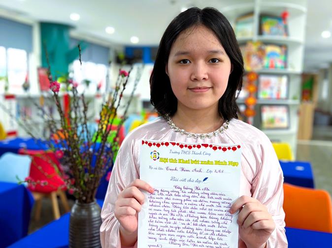 Nét chữ đầu xuân – Dấu ấn tuổi học trò