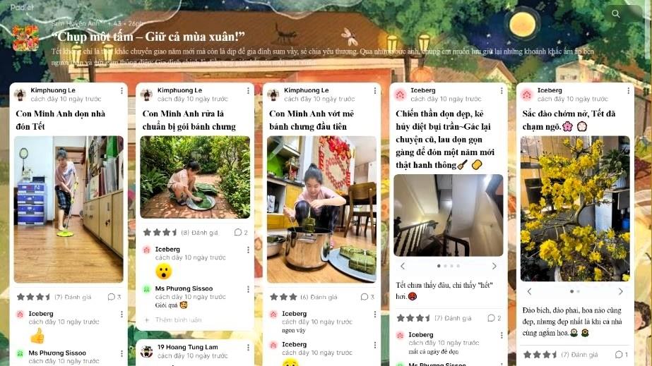 “Chụp một tấm – Giữ cả mùa xuân!”