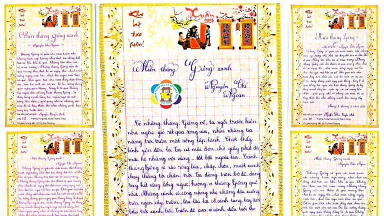 Lớp 6A gìn giữ và lan tỏa giá trị “Nét chữ – Nết người” trong ngày Khai bút đầu xuân Bính Ngọ 2026