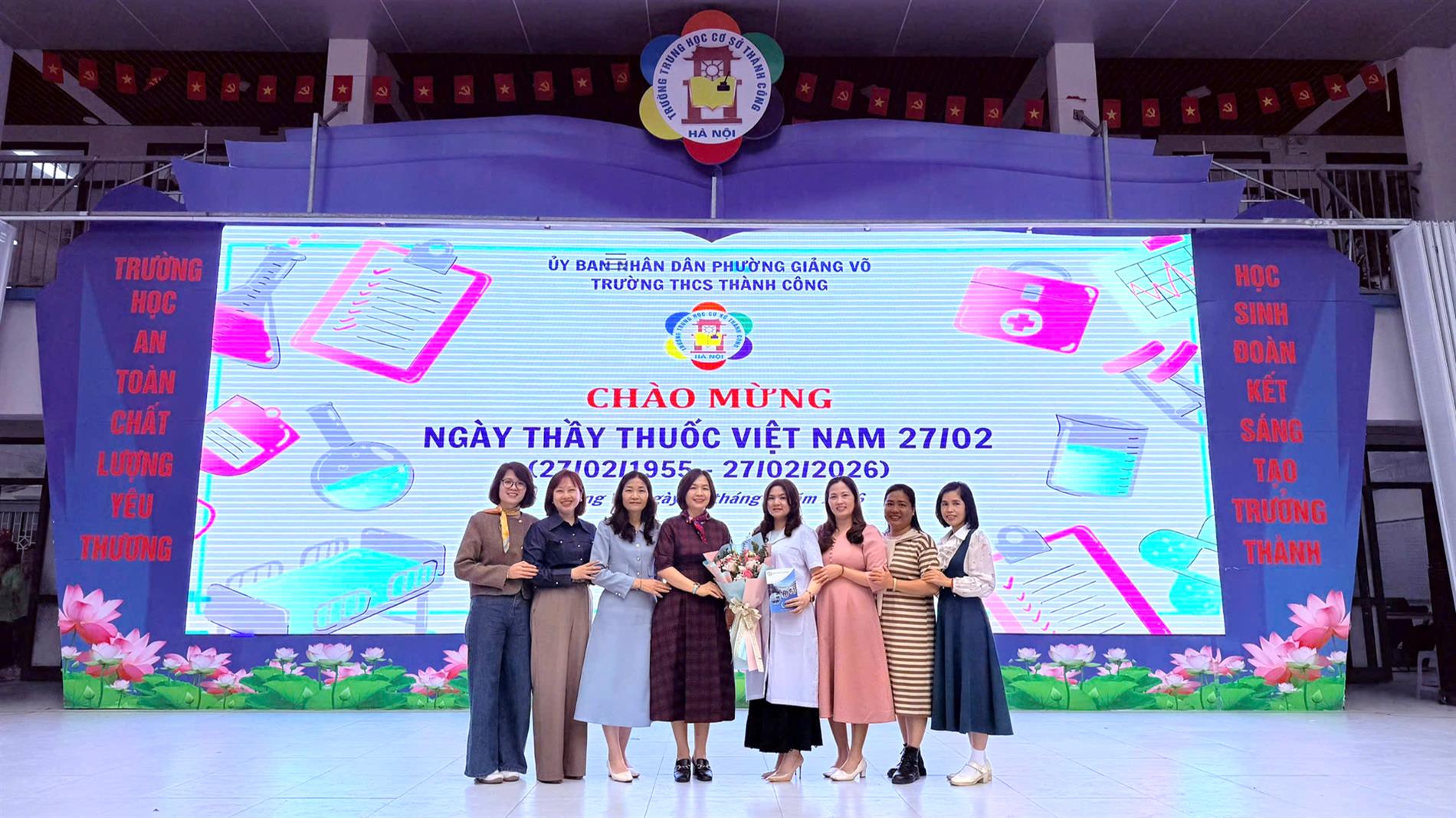 Tận tâm – Trách nhiệm – Yêu thương: Dấu ấn y tế học đường THCS Thành Công