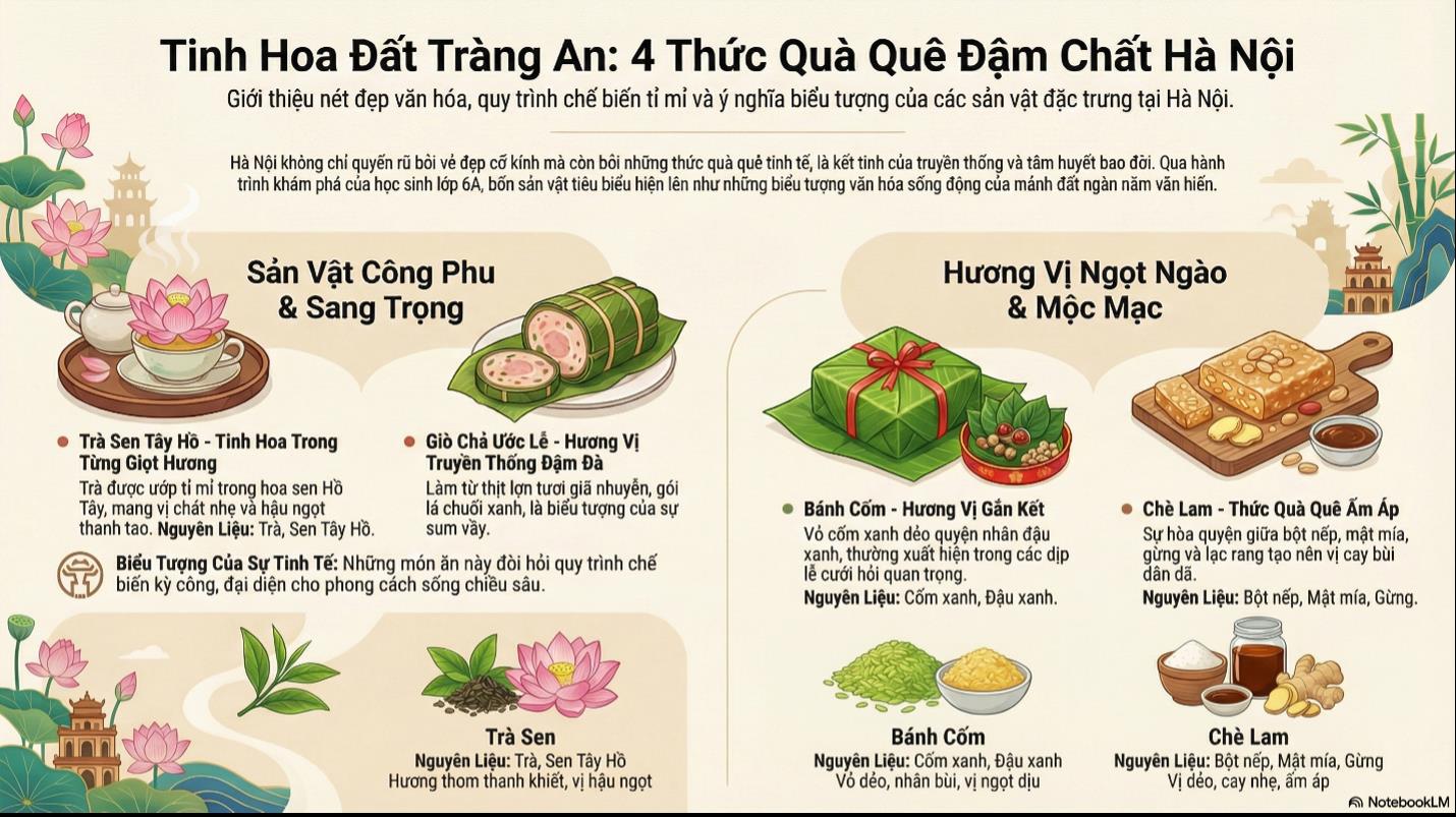 Tinh hoa đất Tràng An qua những món quà quê