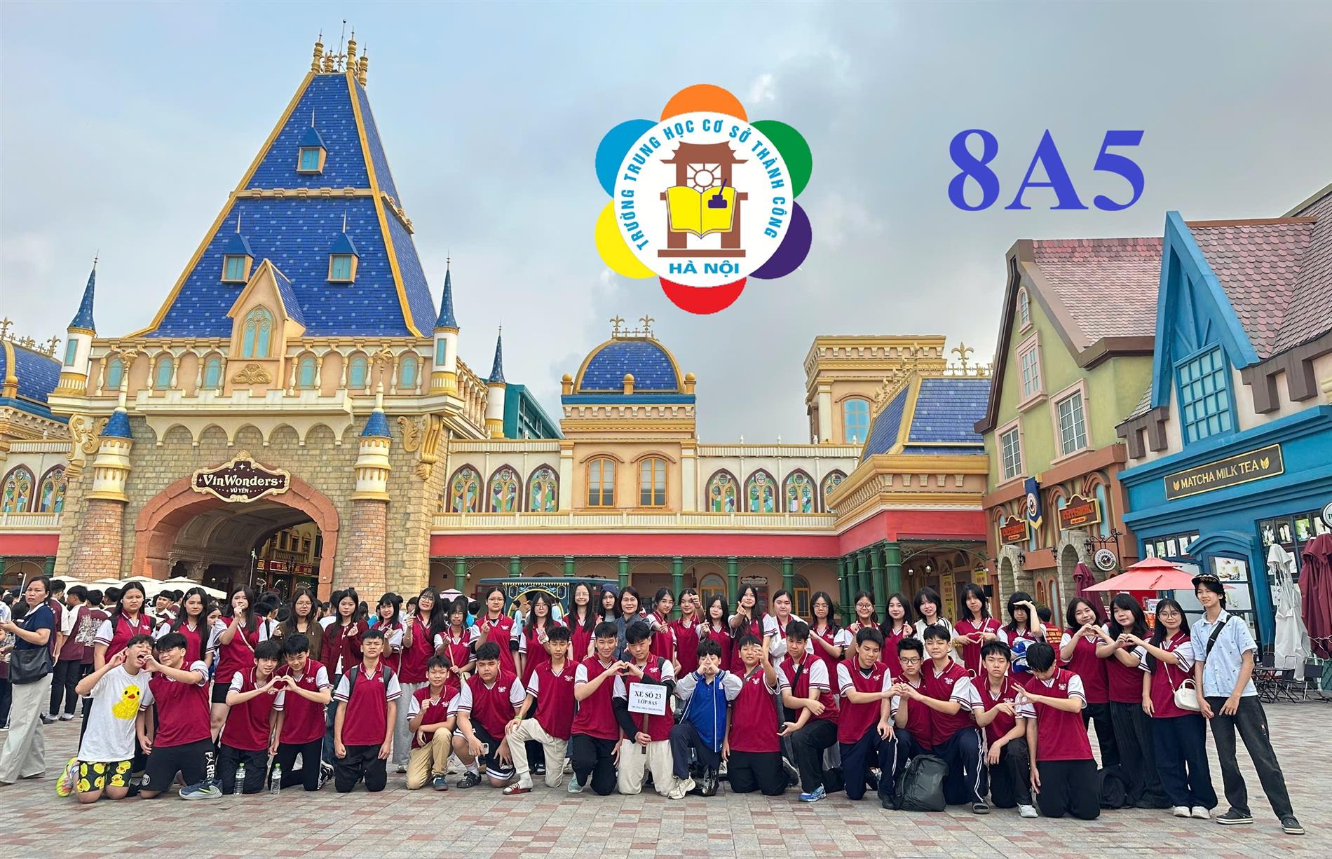 Hành trình trải nghiệm đáng nhớ của lớp 8A5 tại VinWonders Vũ Yên, Hải Phòng