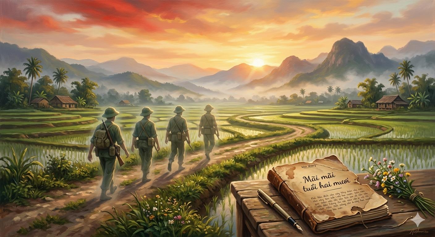 Giới thiệu cuốn sách “Mãi mãi tuổi hai mươi” - Bản anh hùng ca của một thế hệ