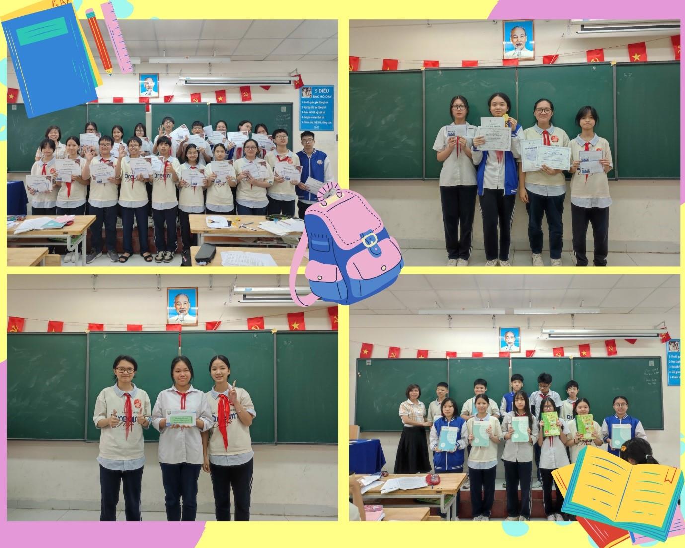 Gặt hái thành quả sau những ngày tháng nỗ lực - vinh danh học sinh 8A2 tháng 3