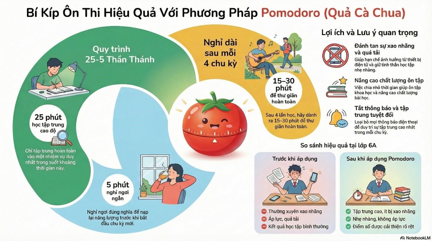 🍅 Bí kíp học tập hiệu quả mùa ôn thi - Phương pháp quả cà chua. 🍅