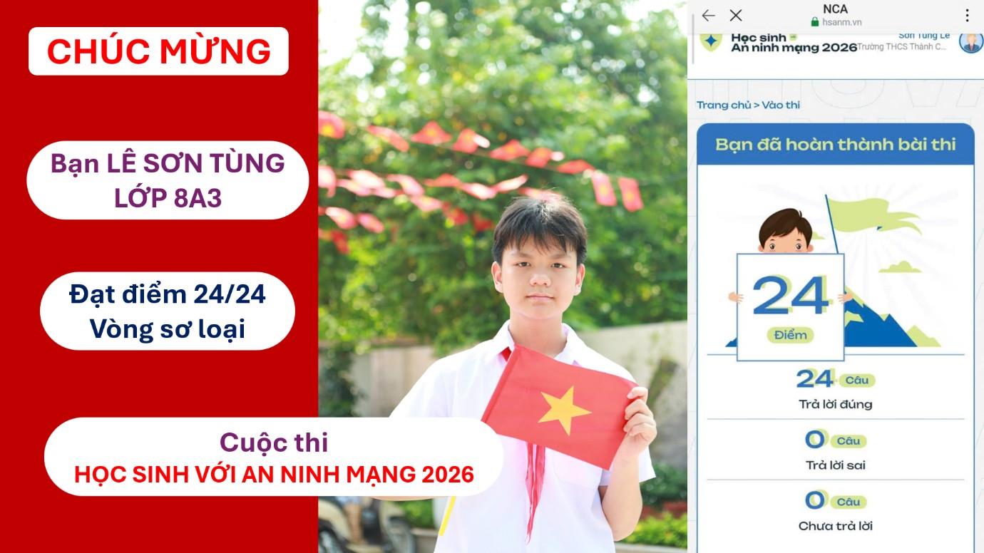 Lê Sơn Tùng – Tự tin chinh phục đỉnh cao an ninh mạng
