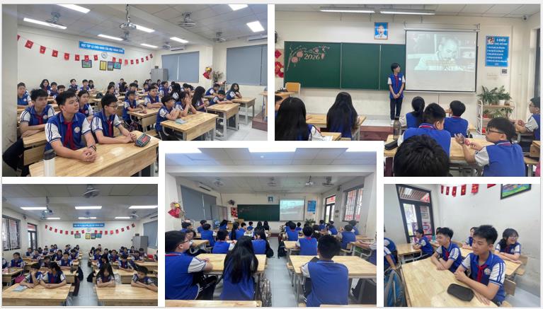 Theo dấu chân Người trong giờ học Giáo dục địa phương