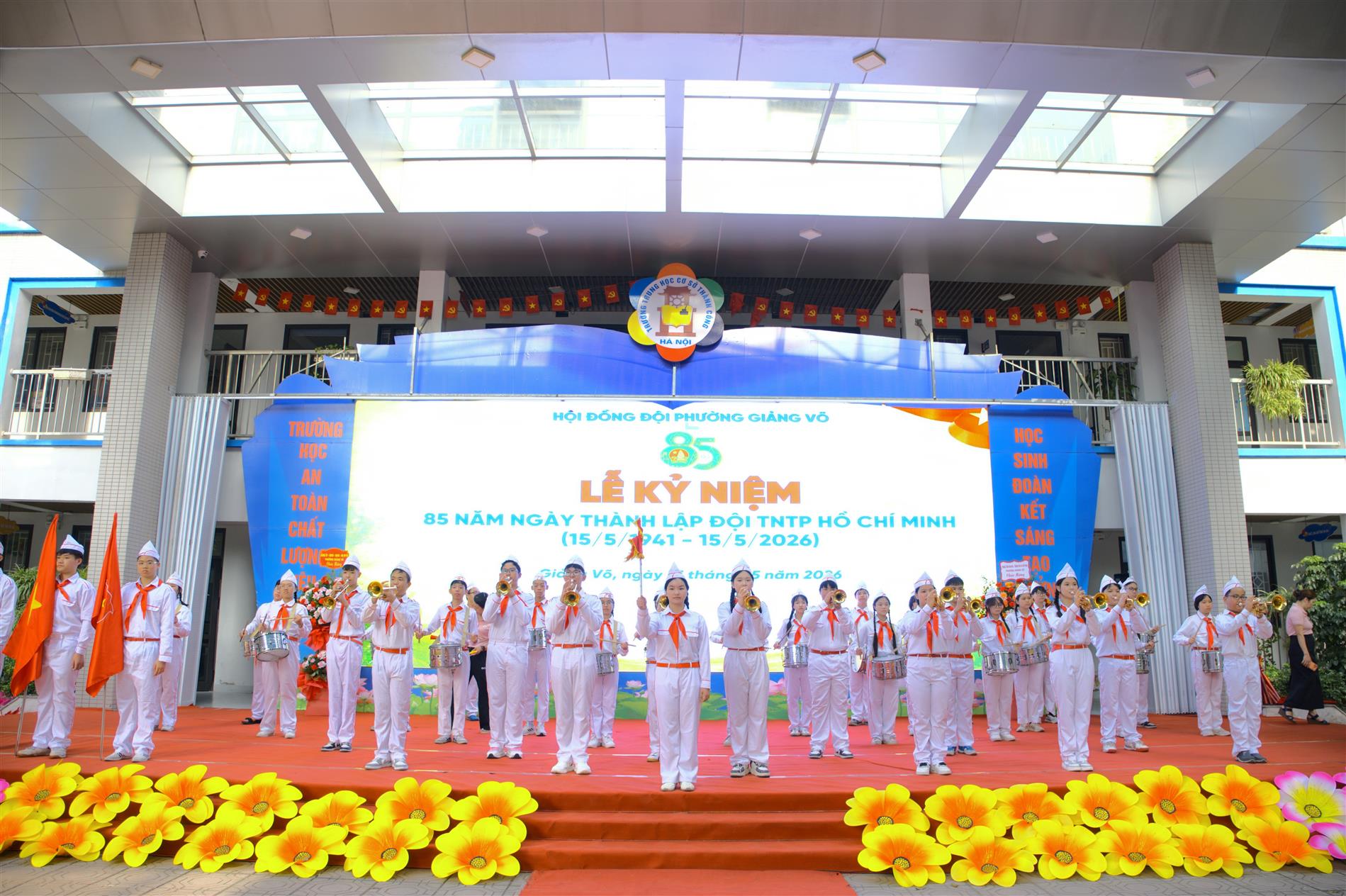Tự hào 85 năm Đội TNTP Hồ Chí Minh – Dấu ấn ý nghĩa tại Trường THCS Thành Công
