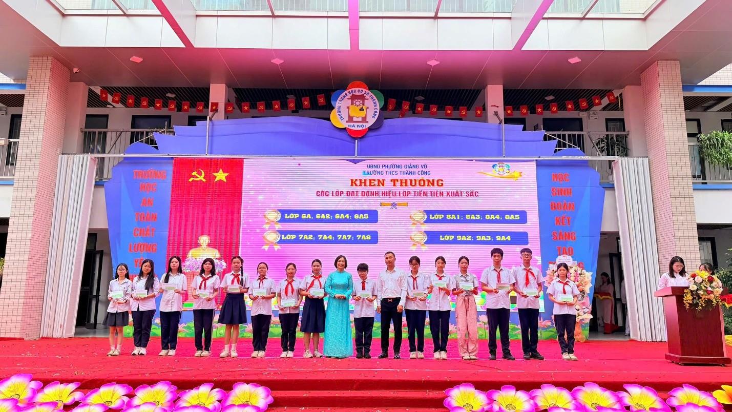Lễ tổng kết năm học 2025 – 2026 trang trọng, ý nghĩa của trường THCS Thành Công