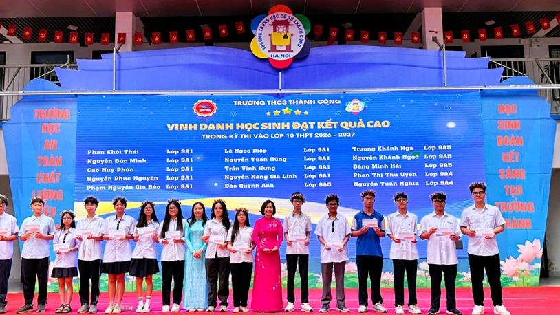 "Tự hào học sinh Thành Công" – Nơi những ước mơ bắt đầu
