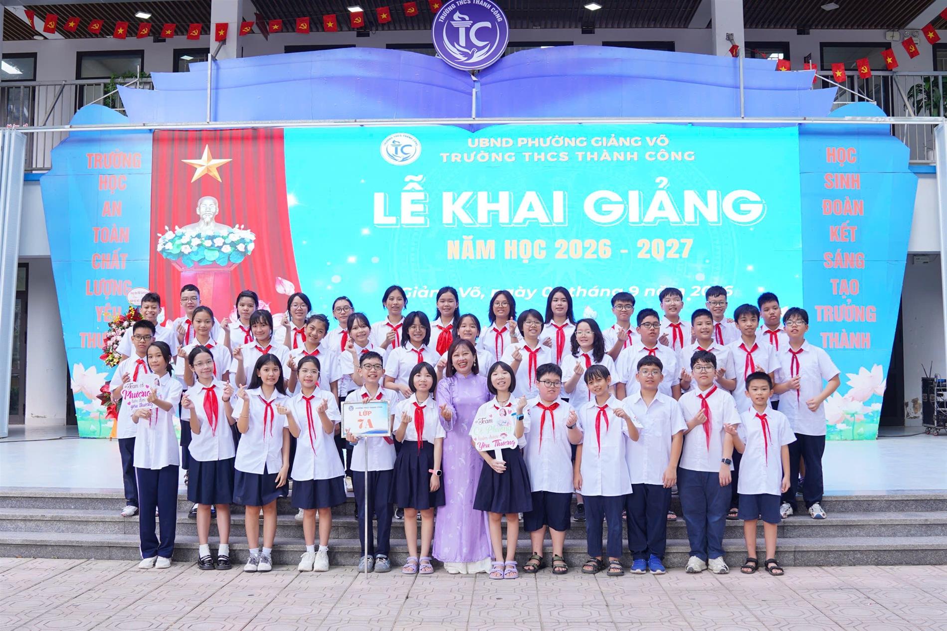 Một ngày tháng Chín – một chương mới của lớp 7A