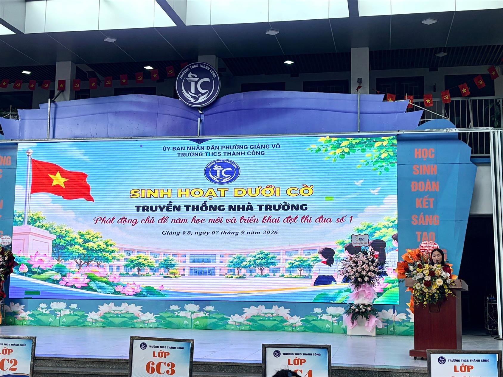 Sinh hoạt dưới cờ: Tự hào truyền thống – Khởi động năm học mới