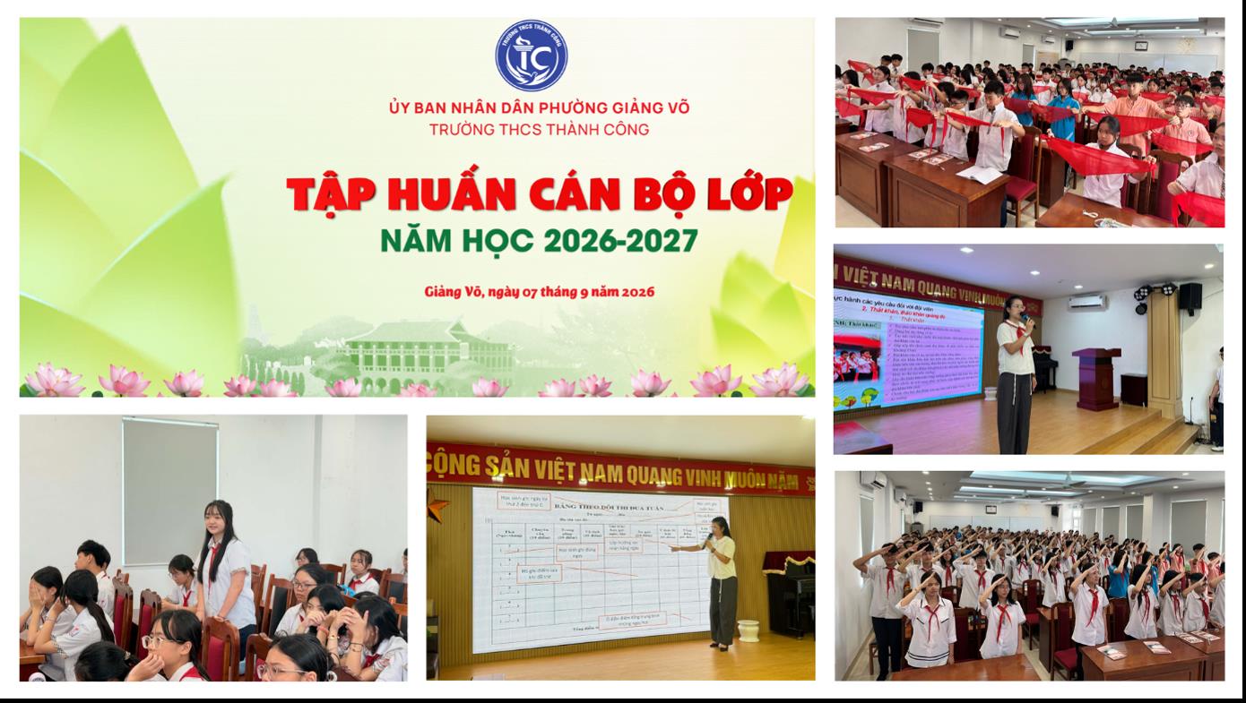 Tập huấn cán bộ lớp – trang bị kiến thức, kỹ năng, bồi dưỡng tinh thần trách nhiệm