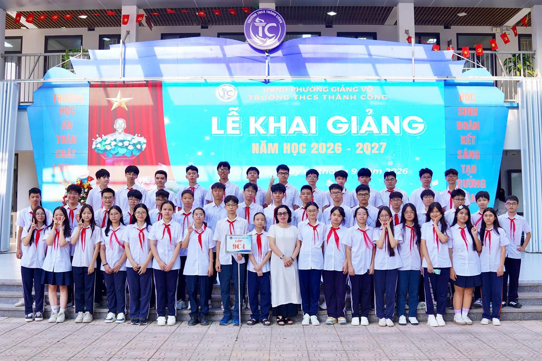 Lớp 9C4: Bốn mùa khai trường - một hành trình thanh xuân dưới mái trường Thành Công