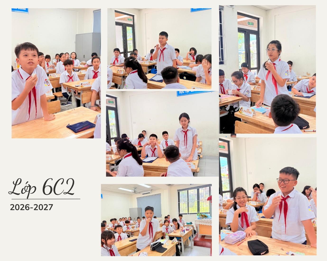 Tiết sinh hoạt đầu tiên – nơi hành trình 6C2 bắt đầu!
