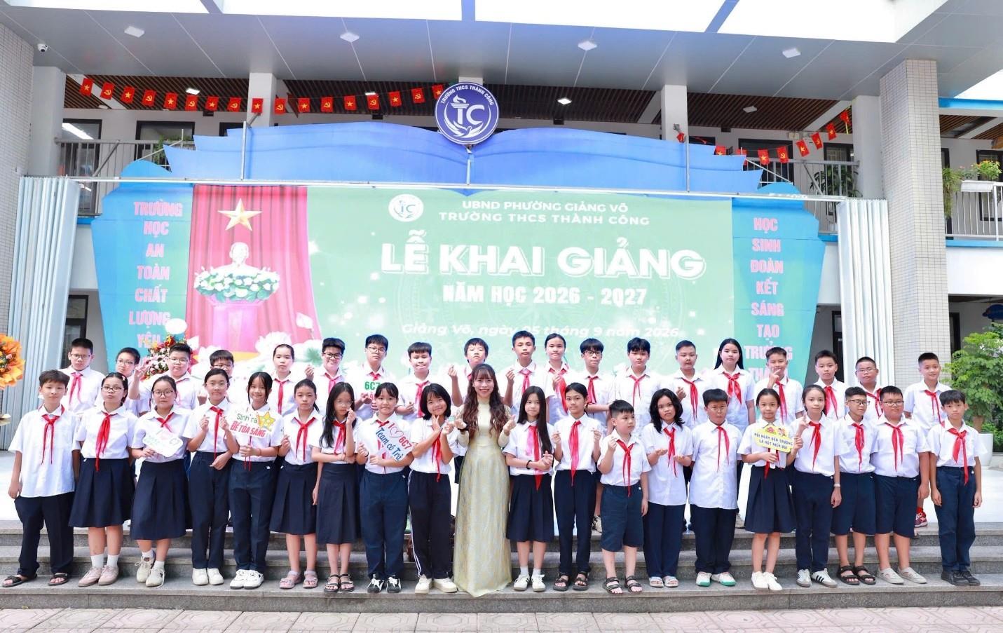 Hành trình mới của các bạn học sinh lớp 6C7