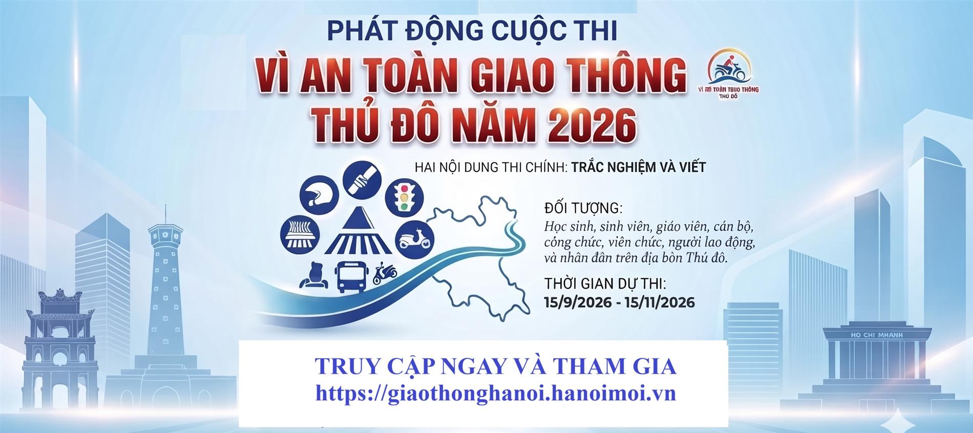 Trường THCS Thành Công triển khai Cuộc thi trắc nghiệm và thi viết  thuộc Chương trình truyền thông “Vì An toàn giao thông Thủ đô” năm 2026