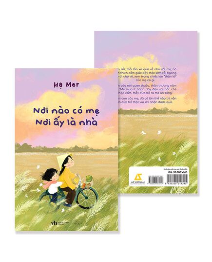 A book cover with a picture of a person and a child on a bicycle

Description automatically generated