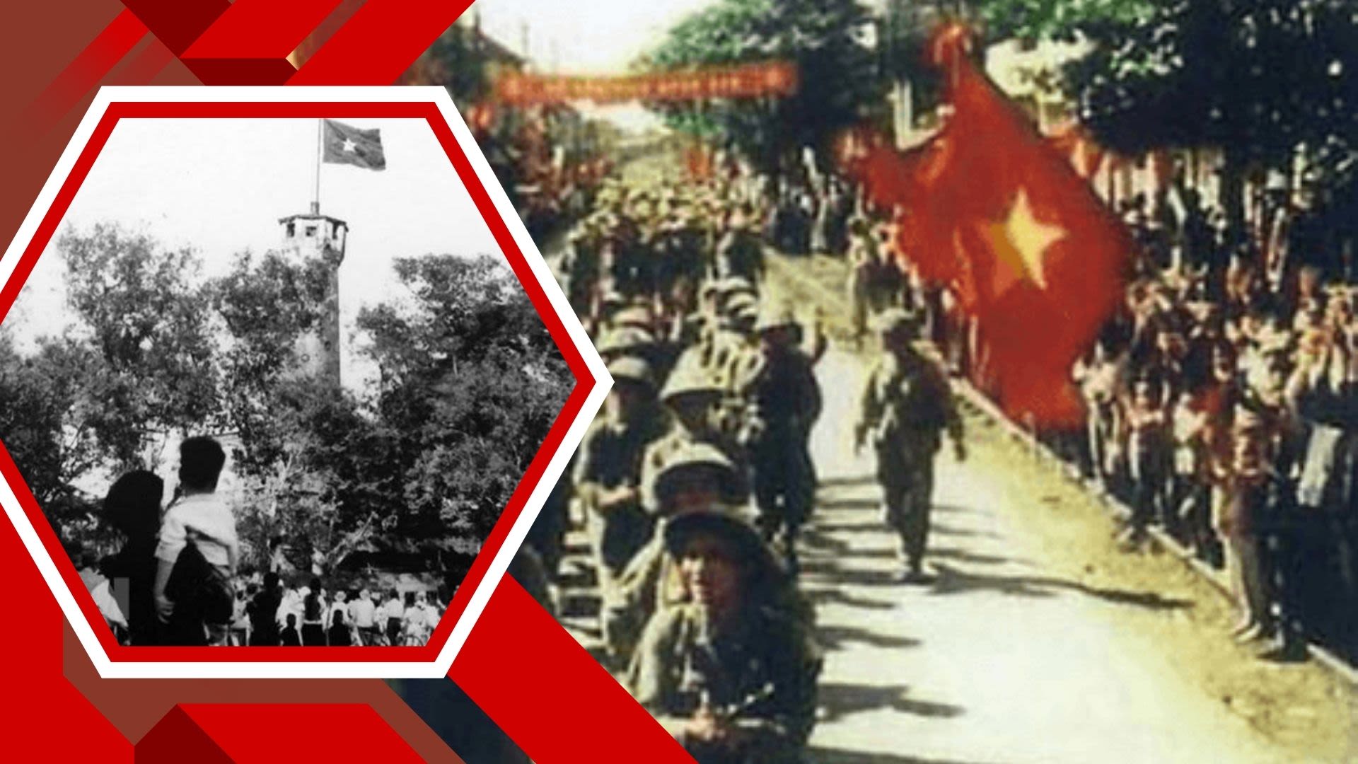 Giờ phút lịch sử quốc kỳ Việt Nam tung bay trên Cột cờ Hà Nội