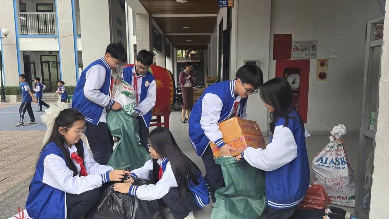 Lớp 6A và Ngày hội Thu kế hoạch nhỏ – Góp nhặt việc nhỏ, lan tỏa điều hay