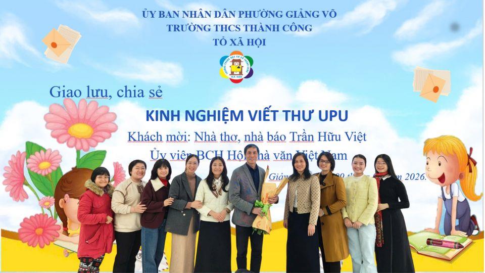 Viết thư UPU – Khơi nguồn sáng tạo