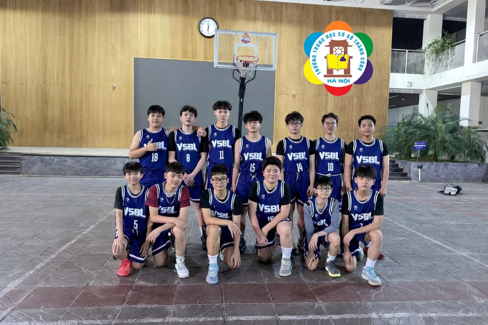 THCS Thành Công thi đấu bóng rổ tại sân khách: Thi đấu hết mình – học hỏi và lan tỏa tinh thần thể thao