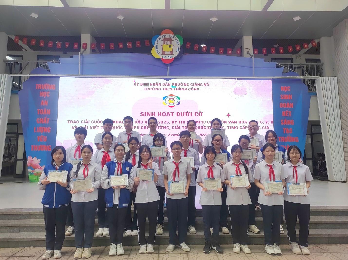 Chặng đường nỗ lực – Thành quả xứng đáng của tập thể lớp 8A2