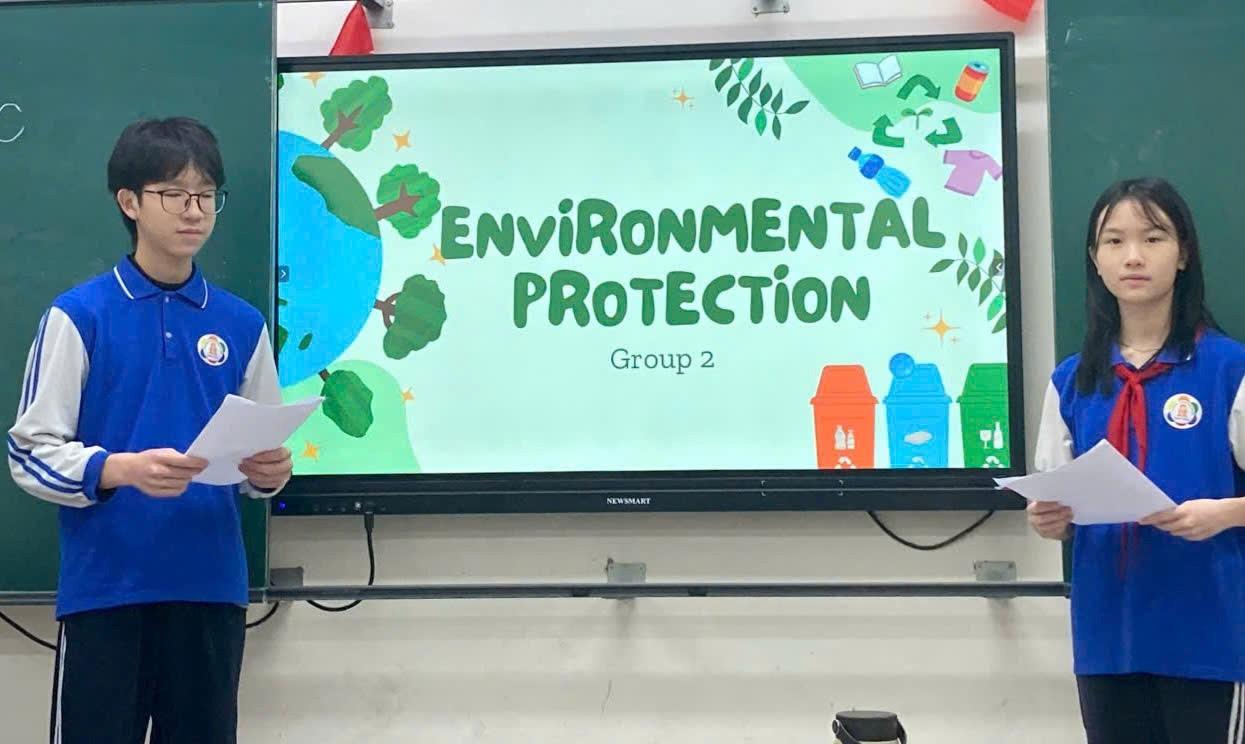 Một tiết học tiếng Anh vui nhộn và đáng nhớ