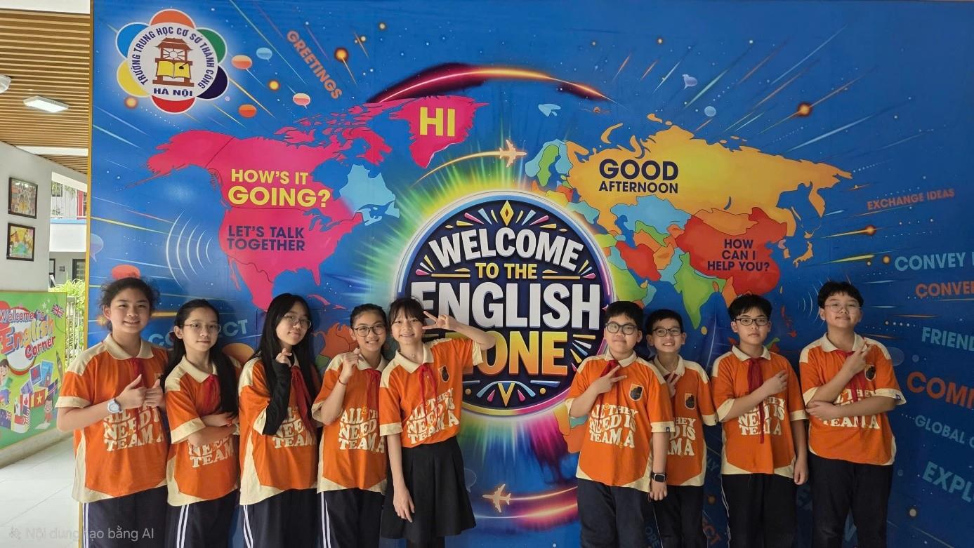 Đón chờ “English zone” – không gian tiếng Anh đầy hứng khởi tại THCS Thành Công