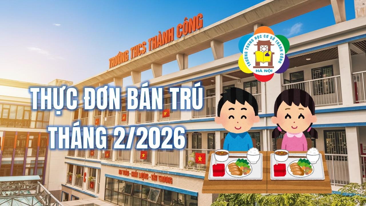 TB: thực đon bán trú tháng 2/2026
