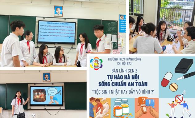 Bản tin lớp 8A3: Khi bài học pháp luật bước vào cuộc sống