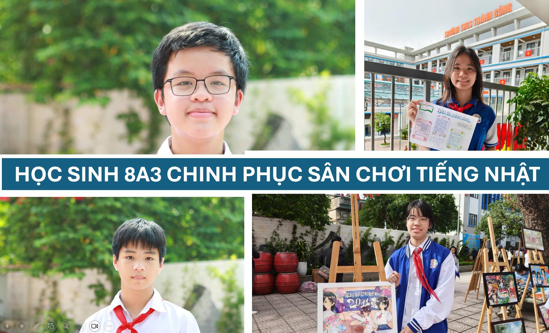 Khẳng định bản lĩnh - học sinh 8A3 ghi dấu ấn tại sân chơi Tiếng Nhật