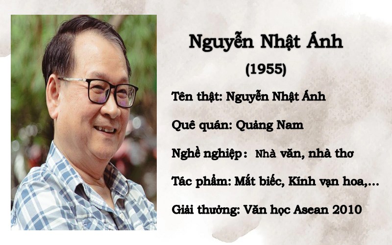 Giới thiệu tác giả Nguyễn Nhật Ánh: Cuộc đời & Sự nghiệp