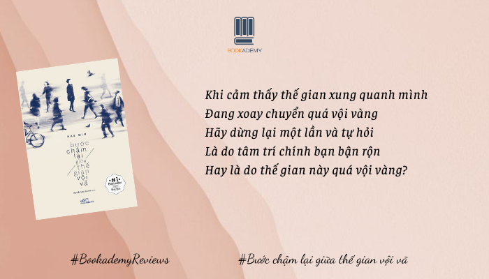 Review Sách] "Bước Chậm Lại Giữa Thế Gian Vội Vã": Dừng Lại Một Chút Nhé -  YBOX